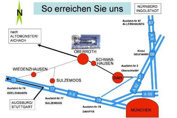 兰德豪斯嘎斯霍夫哈根酒店 Schwabhausen bei Dachau 外观 照片